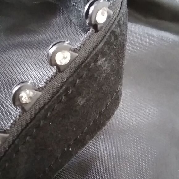 Backpack Handmade Women\'s Suede Black Backpack